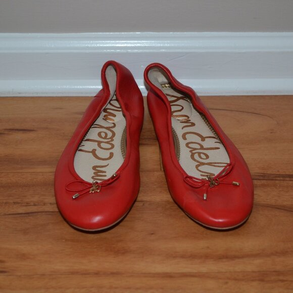 Sam Edleman LOT of 3 Felicia White, Red, Lime green Ballet flats, sz 8.5 - Picture 11 of 15